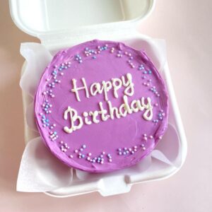 нежный бенто торт на заказ на день рождения - фото - кафе Ноба